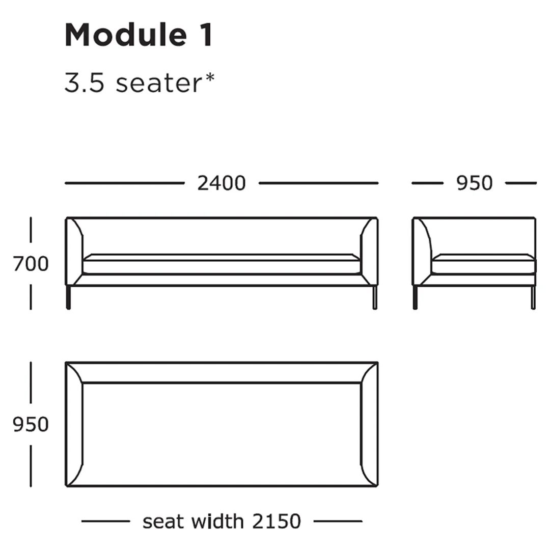 Blade Modular Sofa (Modules 1-8) - Image 21