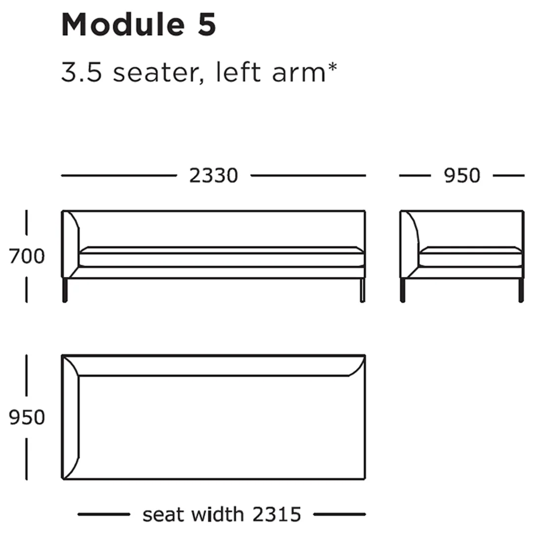 Blade Modular Sofa (Modules 1-8) - Image 25