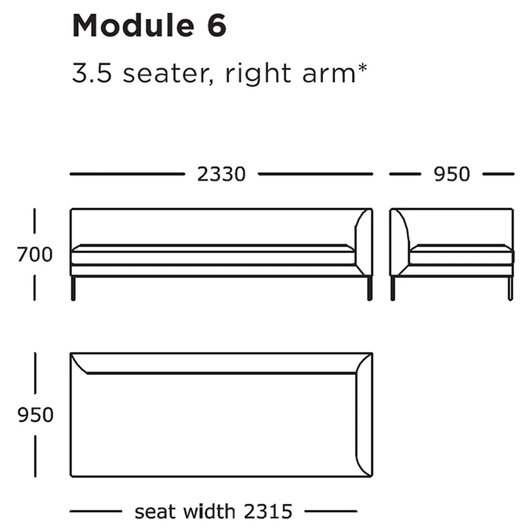 Blade Modular Sofa (Modules 1-8) - Image 26