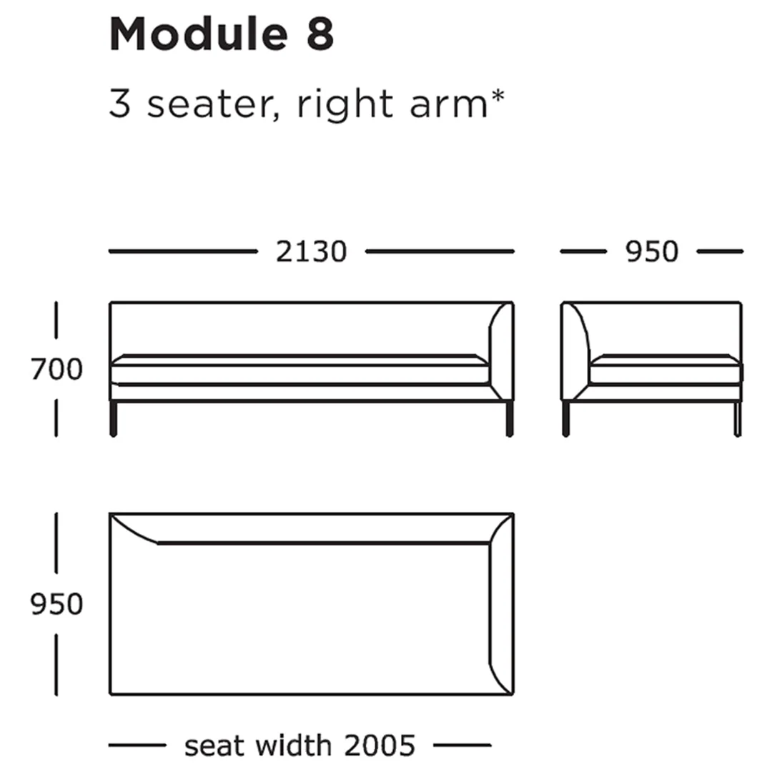 Blade Modular Sofa (Modules 1-8) - Image 28