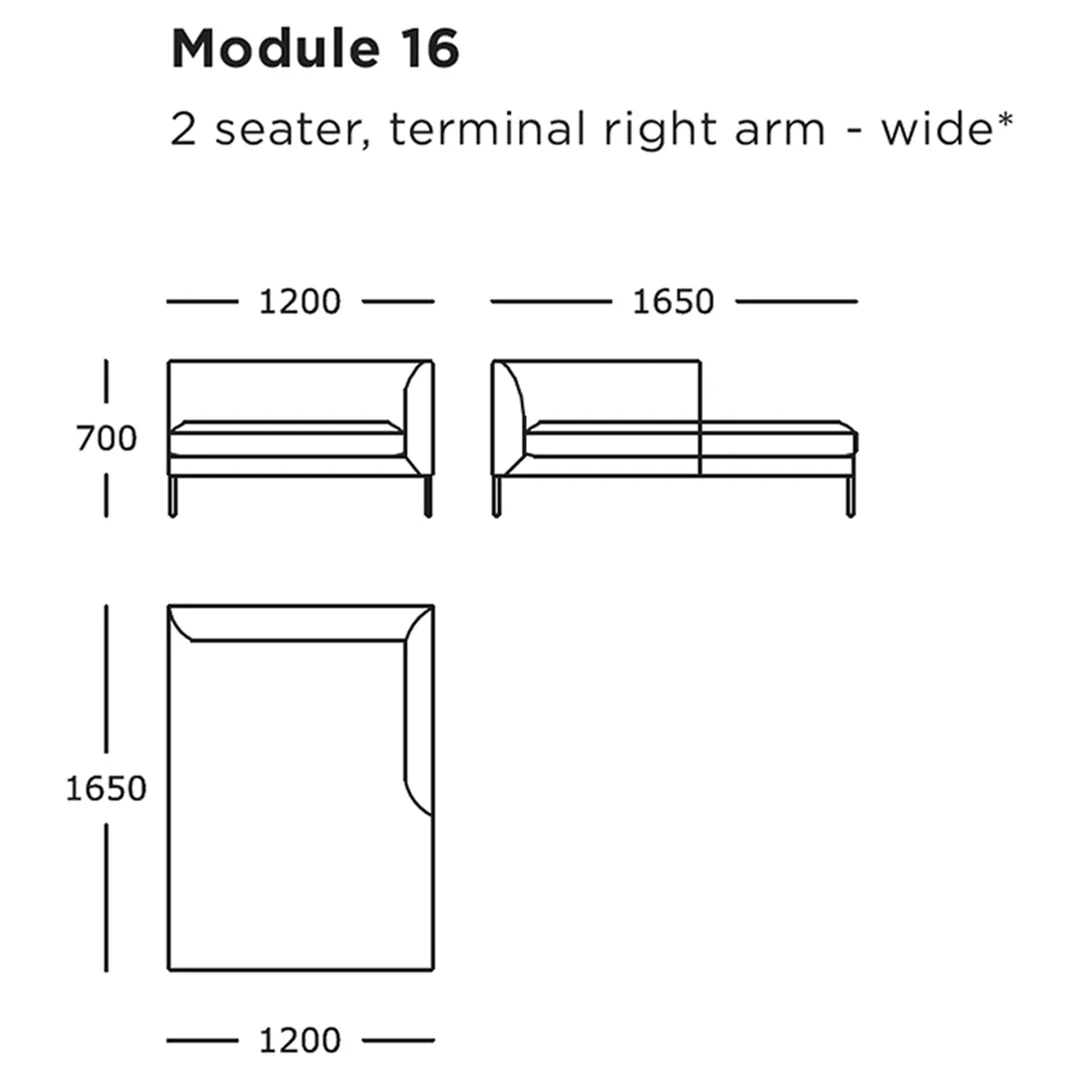 Blade Modular Sofa (Modules 9-16) - Image 42