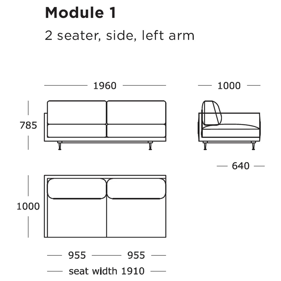 Maho Modular Sofa (Modules 1-4) - Image 23