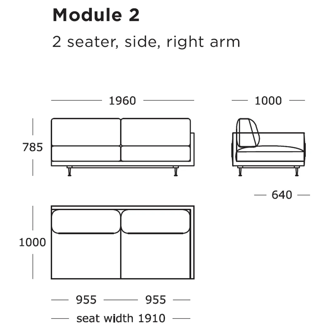 Maho Modular Sofa (Modules 1-4) - Image 24