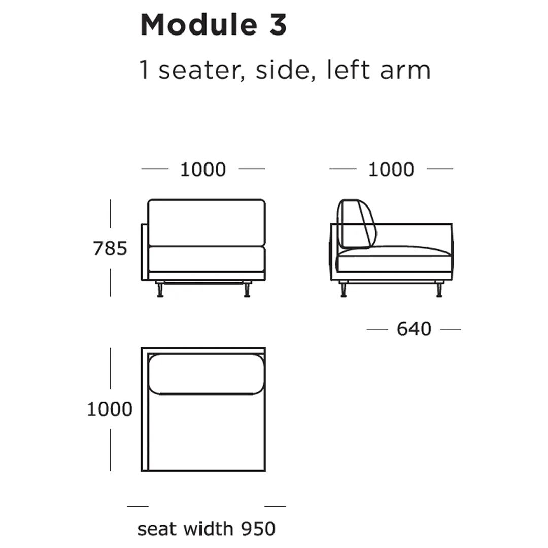 Maho Modular Sofa (Modules 1-4) - Image 25