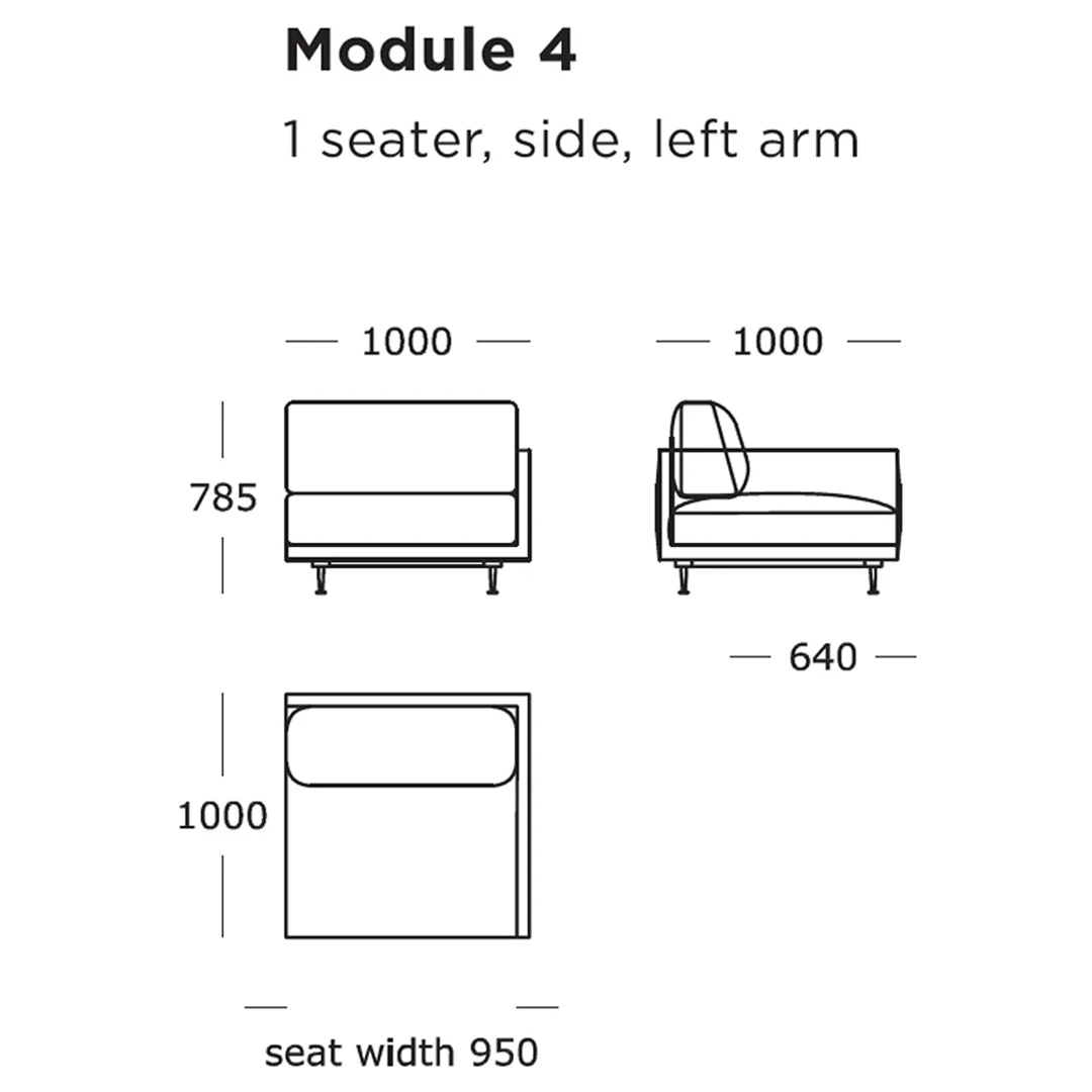 Maho Modular Sofa (Modules 1-4) - Image 26