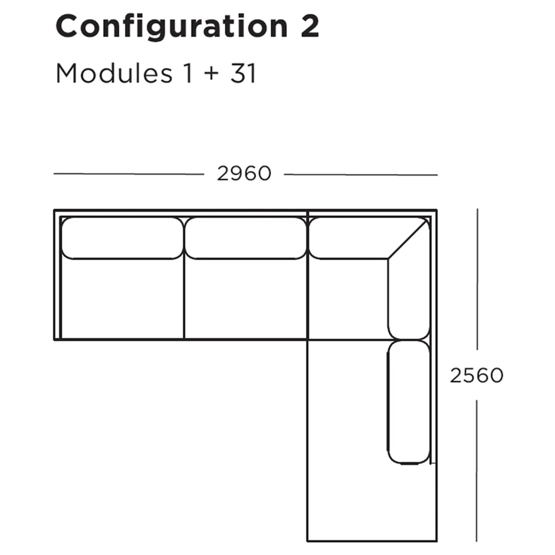 Maho Modular Sofa (Modules 1-4) - Image 27