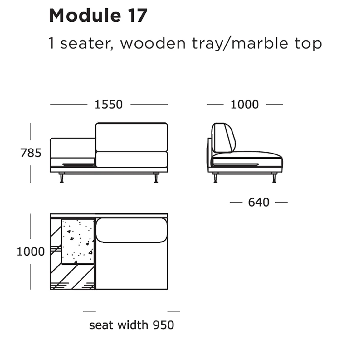 Maho Modular Sofa (Modules 17-20) - Image 12