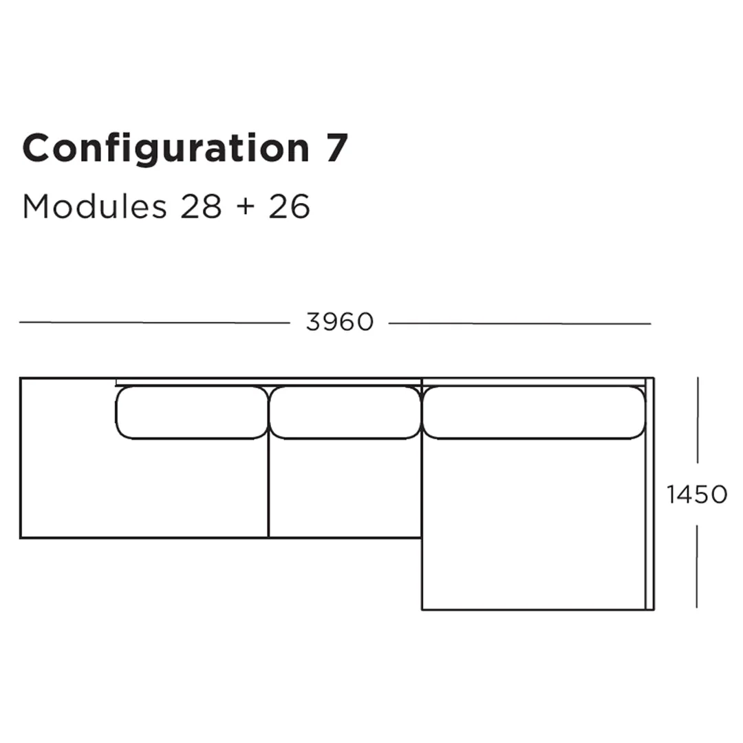 Maho Modular Sofa (Modules 25-28) - Image 26
