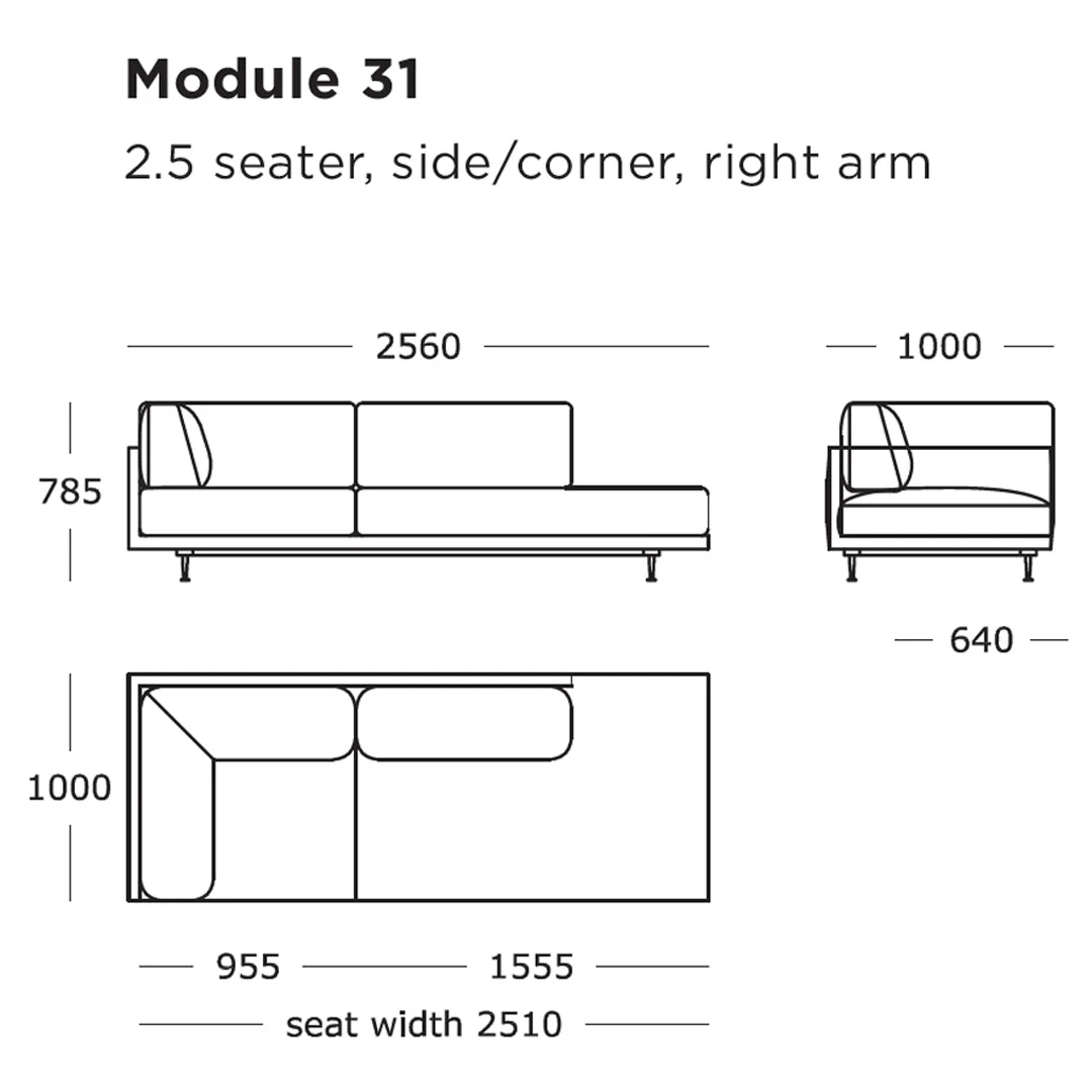 Maho Modular Sofa (Modules 29-32) - Image 16
