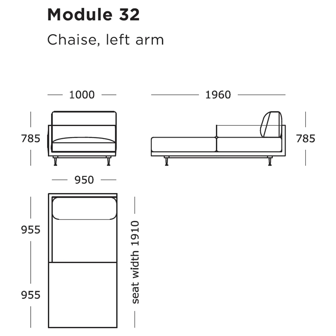 Maho Modular Sofa (Modules 29-32) - Image 17