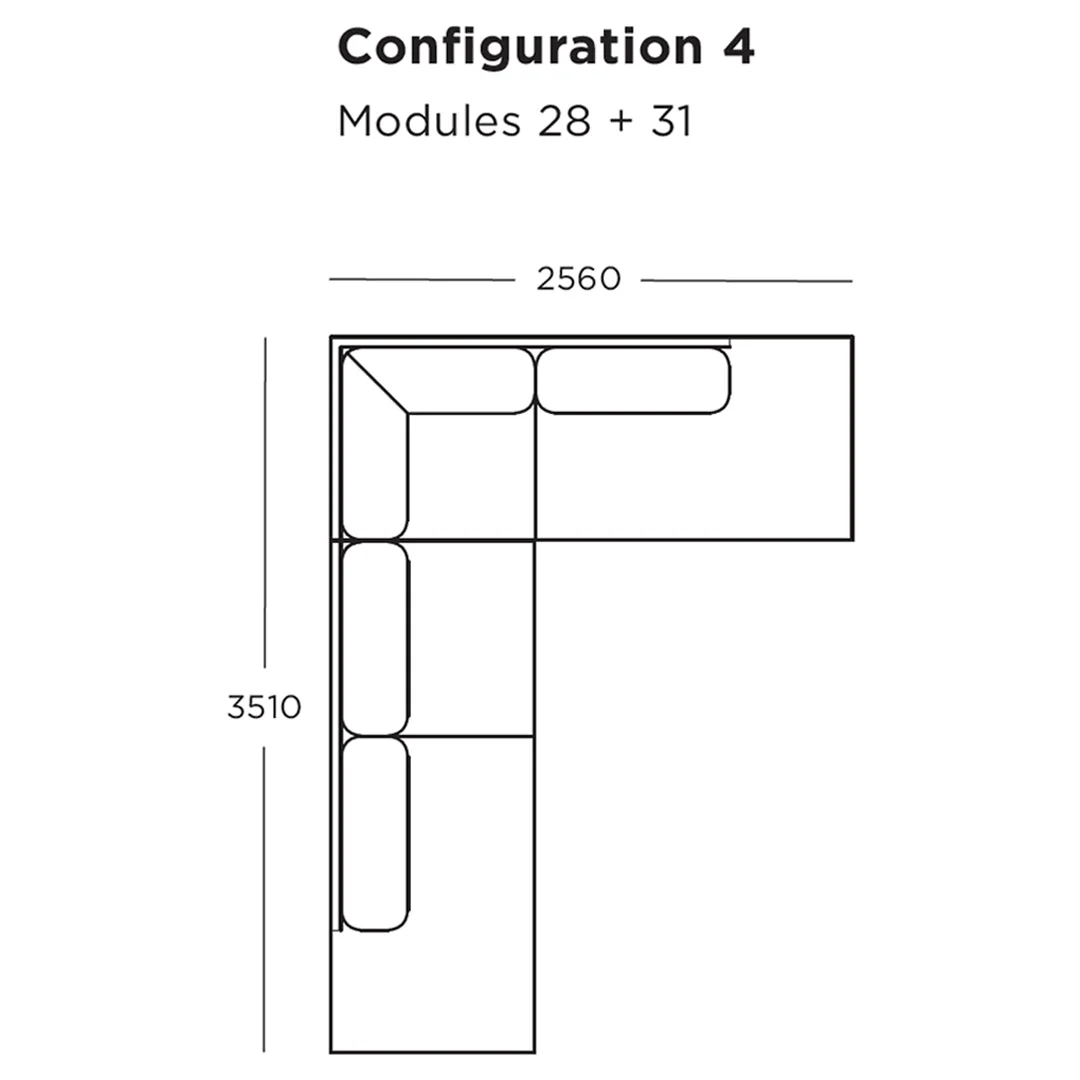 Maho Modular Sofa (Modules 29-32) - Image 19