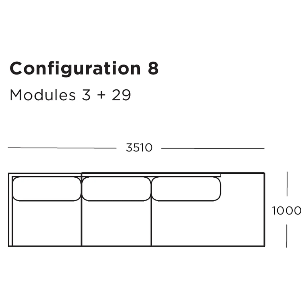Maho Modular Sofa (Modules 29-32) - Image 20