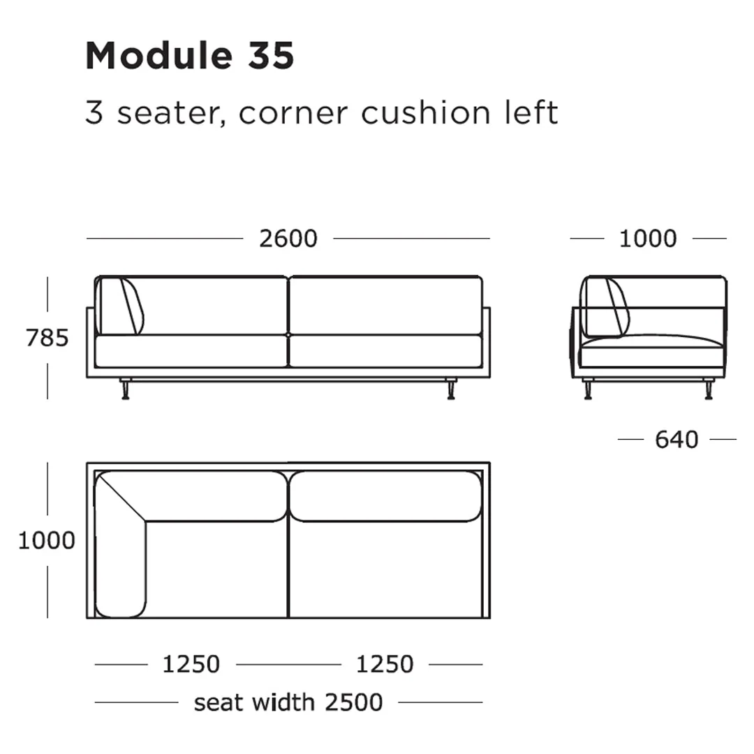 Maho Modular Sofa (Modules 33-36) - Image 6