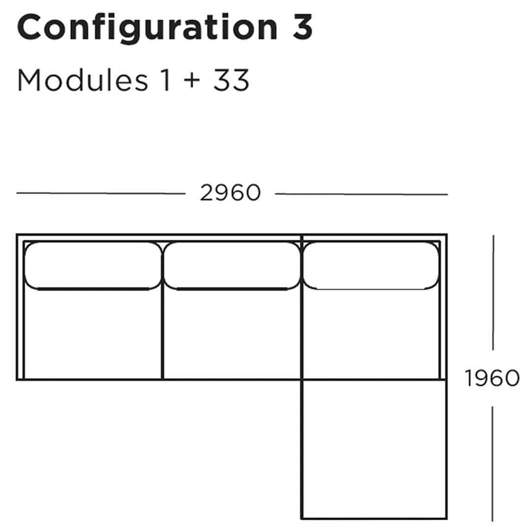Maho Modular Sofa (Modules 33-36) - Image 8