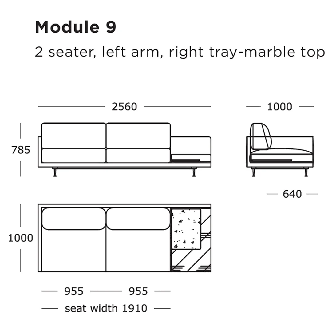 Maho Modular Sofa (Modules 9-12) - Image 3