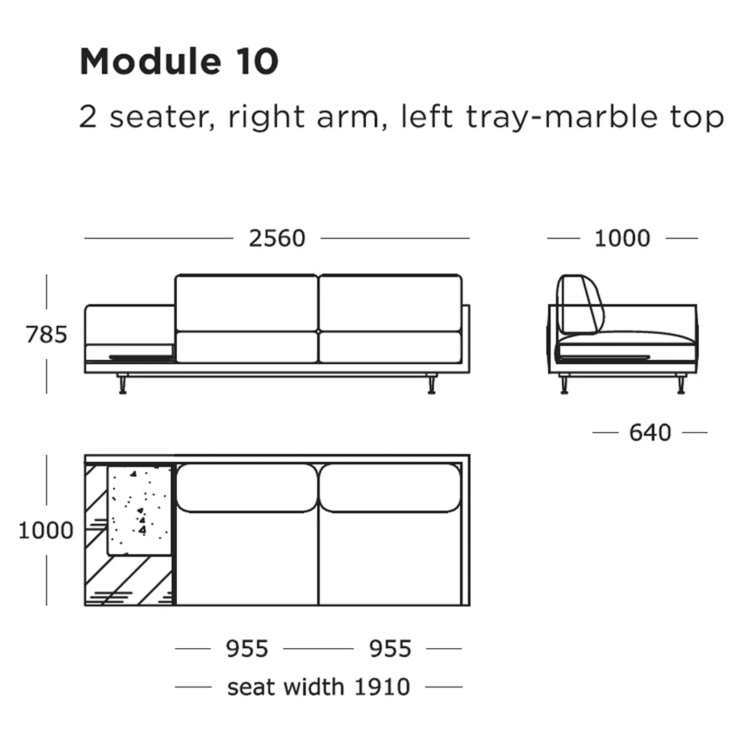 Maho Modular Sofa (Modules 9-12) - Image 4