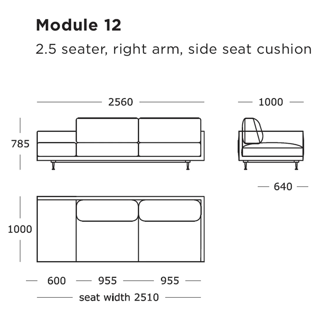 Maho Modular Sofa (Modules 9-12) - Image 6
