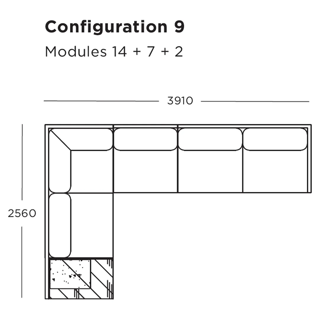 Maho Modular Sofa (Modules 9-12) - Image 8