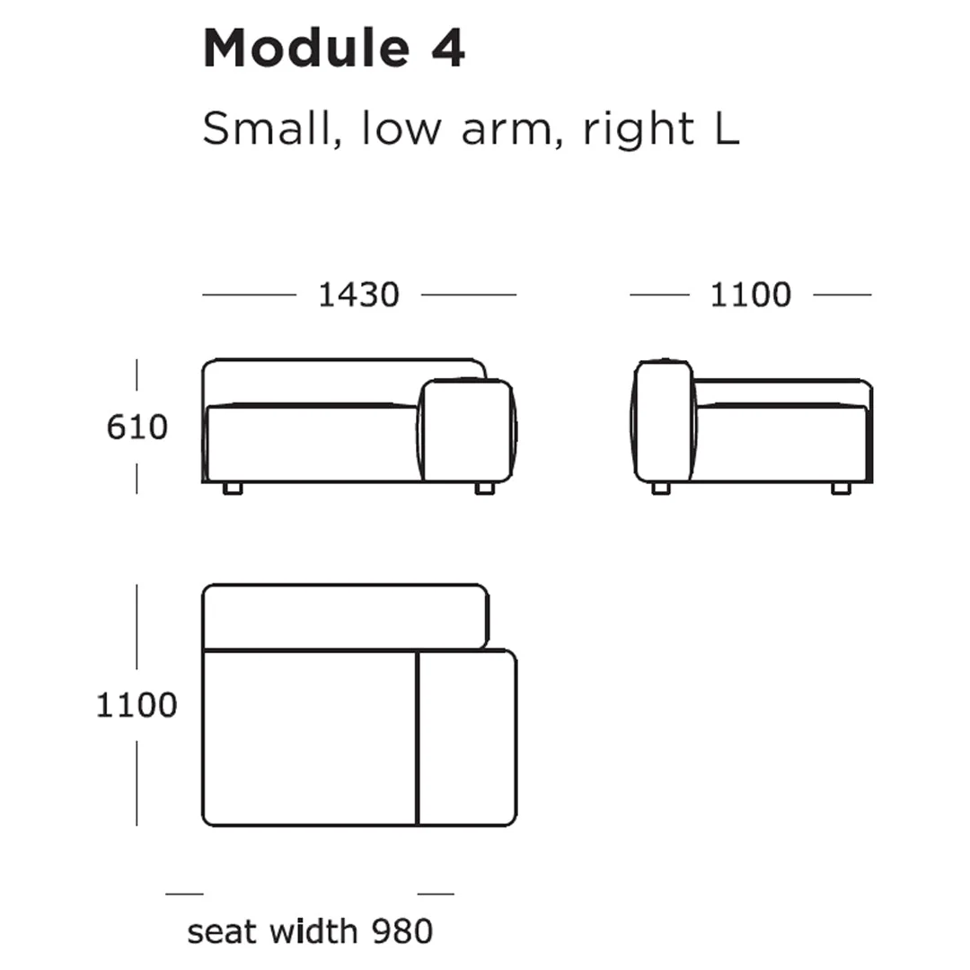 Pontone Modular Sofa (Modules 1-8) - Image 21