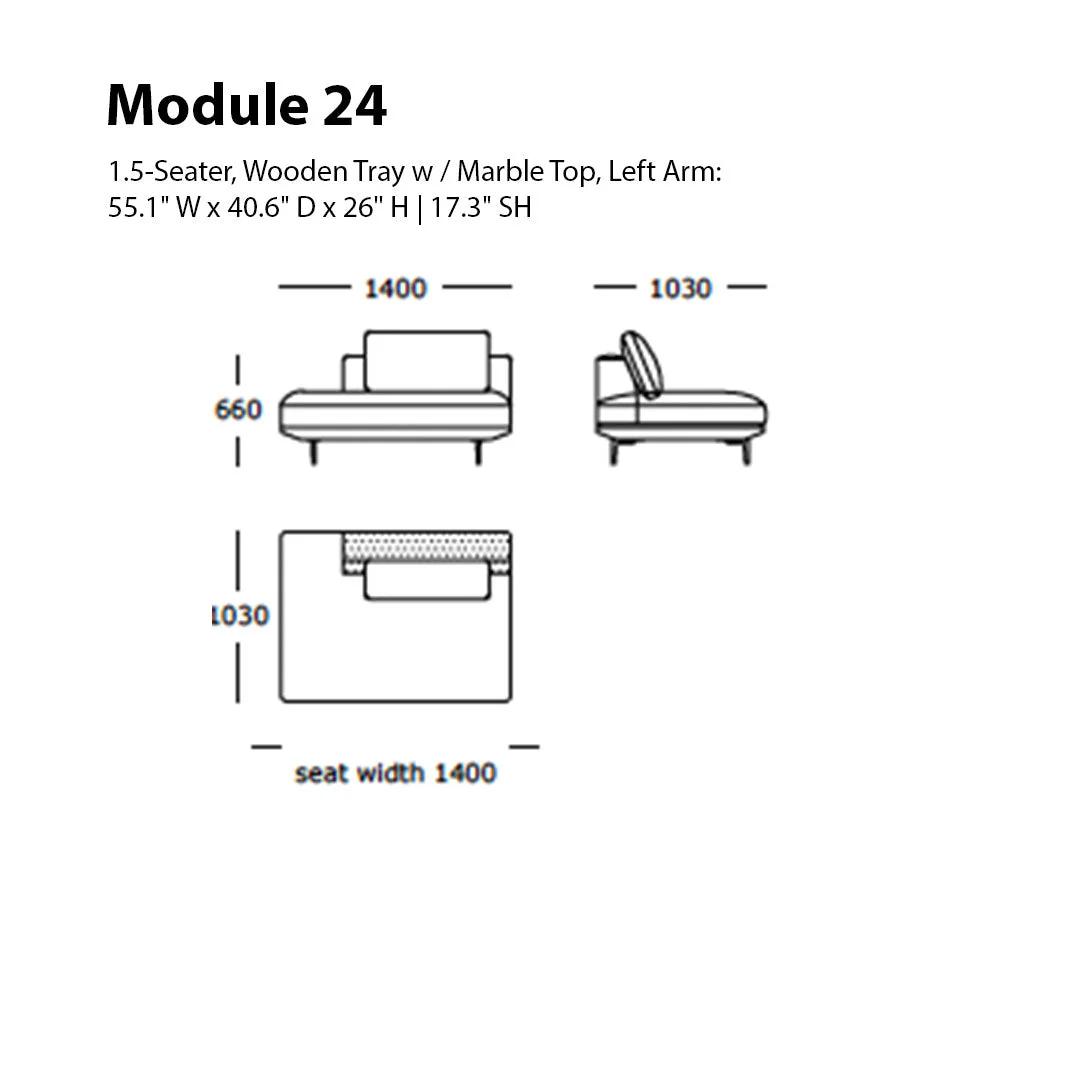 Surface Modular Sofa (Modules 22-25) - Image 16