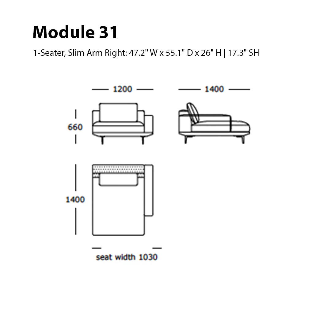 Surface Modular Sofa (Modules 26-31) - Image 20