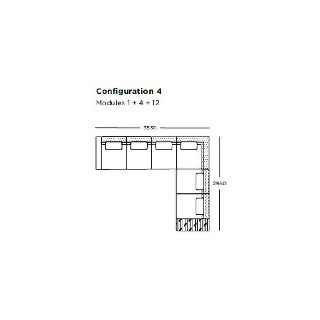 Surface Pre-configured Sofa - Setup 4 - Image 3