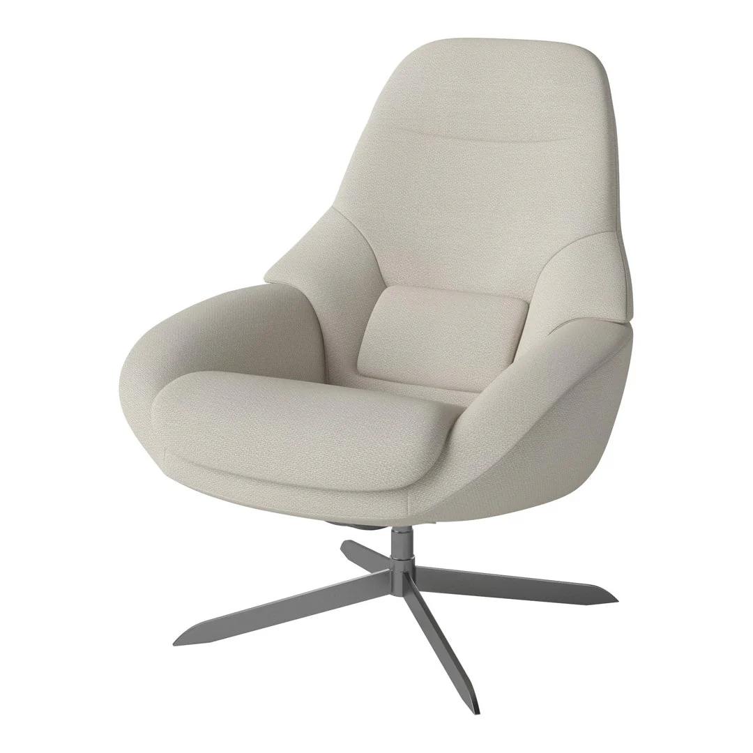 Saga Grand Armchair - Swivel Base - Image 2