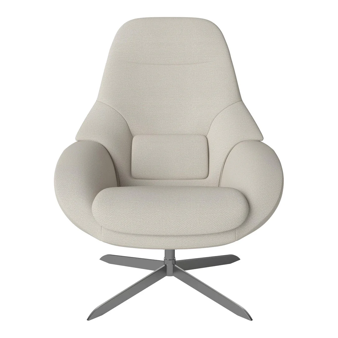 Saga Grand Armchair - Swivel Base - Image 6