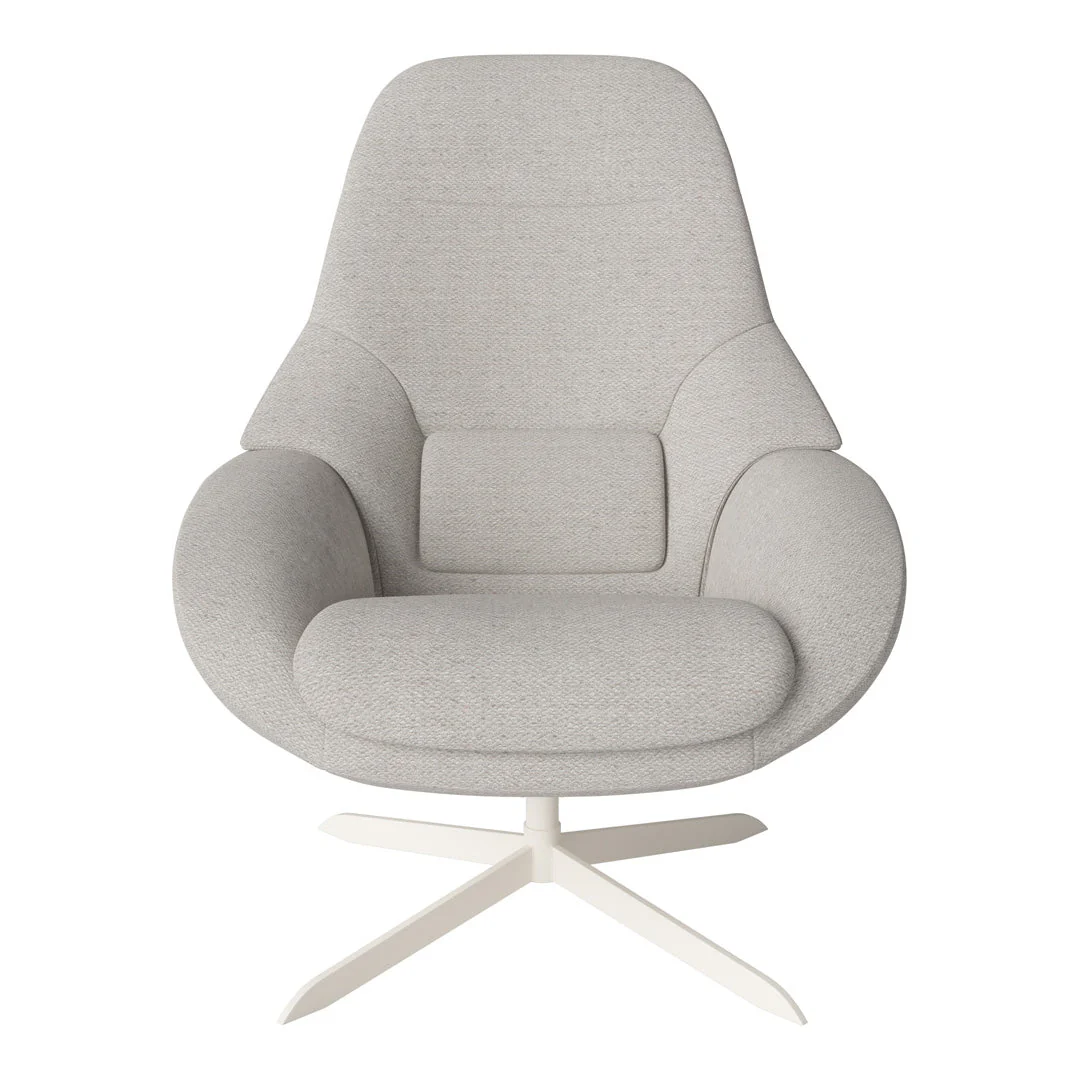 Saga Grand Armchair - Swivel Base - Image 8
