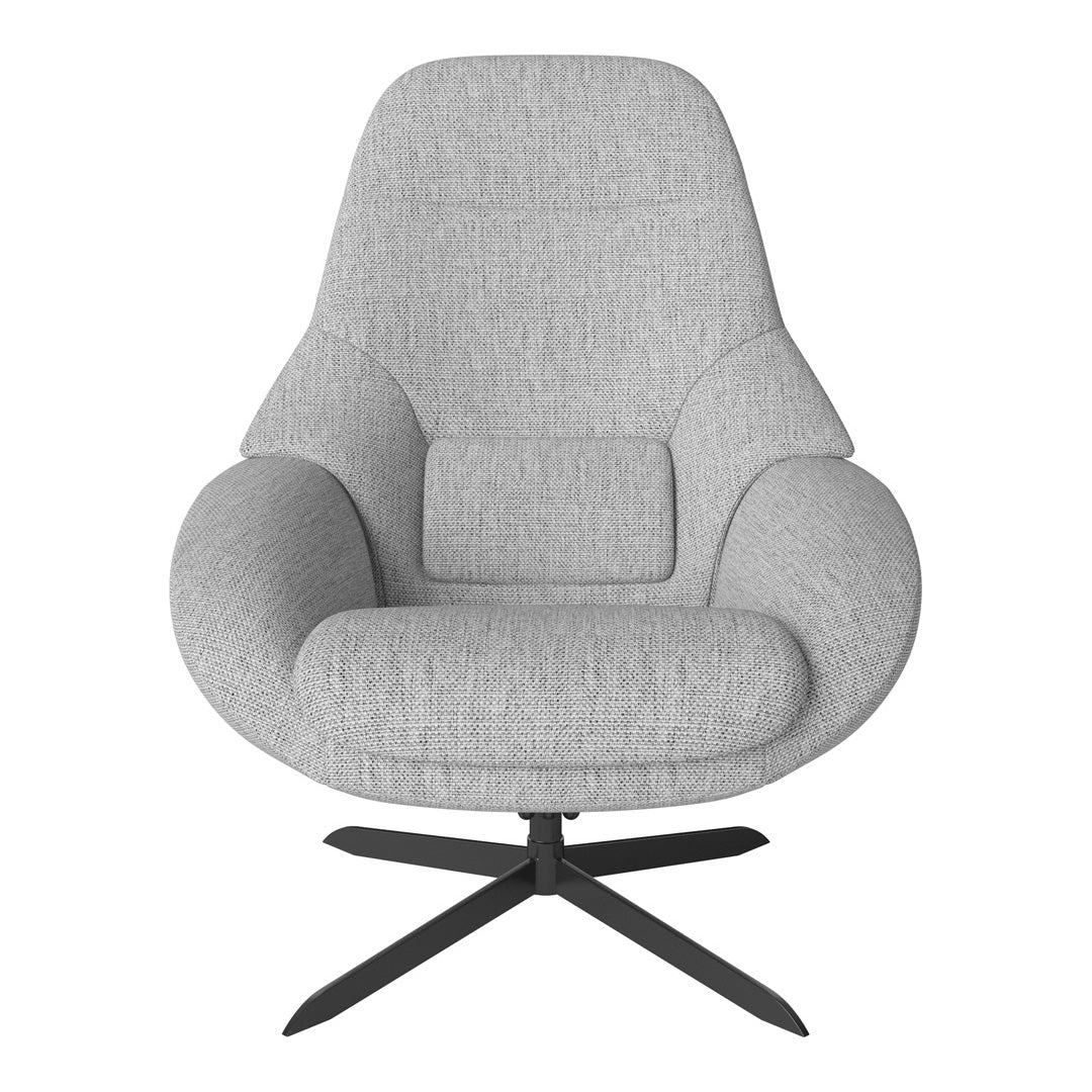 Saga Grand Armchair - Swivel Base w/ Return - Image 4