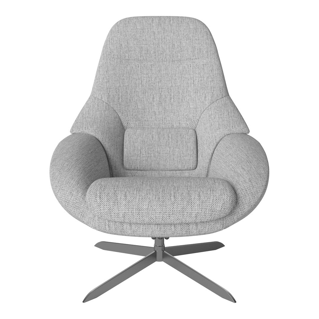 Saga Grand Armchair - Swivel Base w/ Return - Image 9