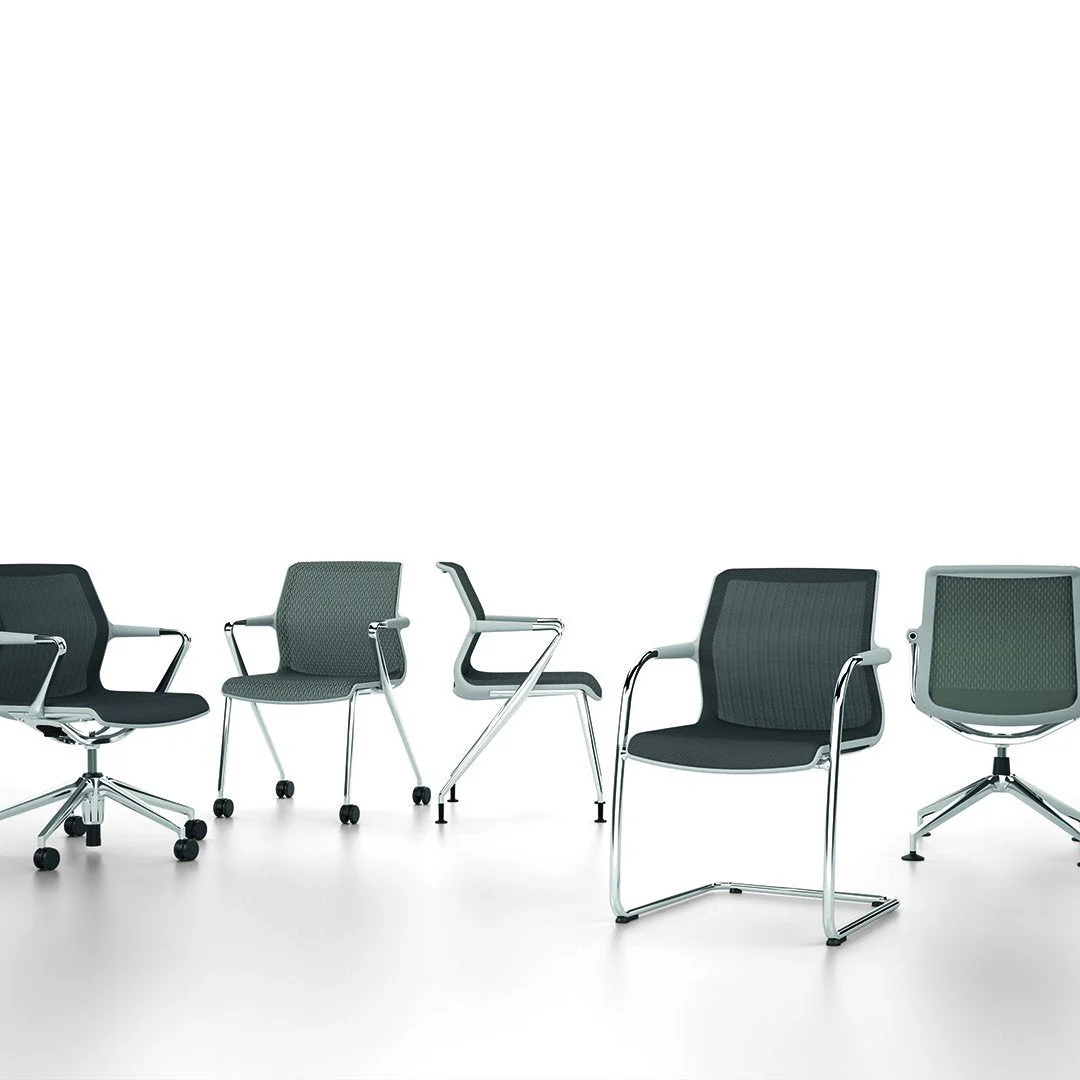 Unix Cantilever Office Chair - Non Stacking - Image 7