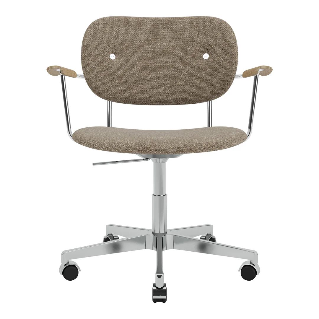 Co Office Armchair - Fully Upholstered - Swivel Base w/ Casters - Image 8
