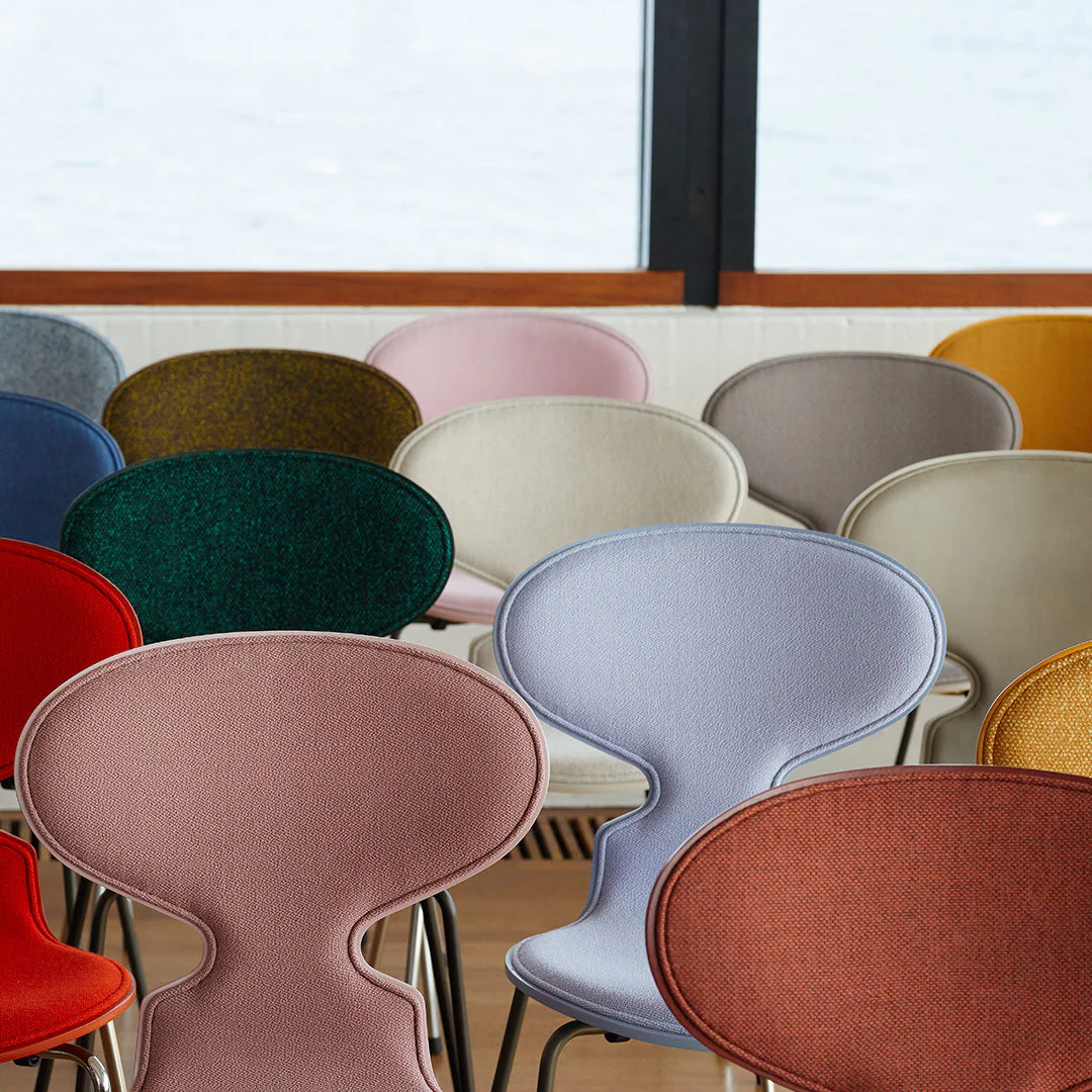 Ant Chair 3100 - Clear Lacquered - Front Upholstered - Image 10