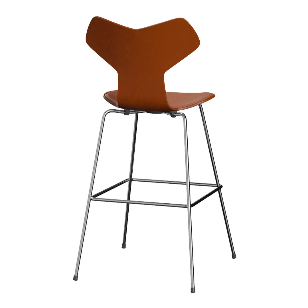 Grand Prix Bar Chair 3139 - Colored Ash - Front Upholstered - Image 3