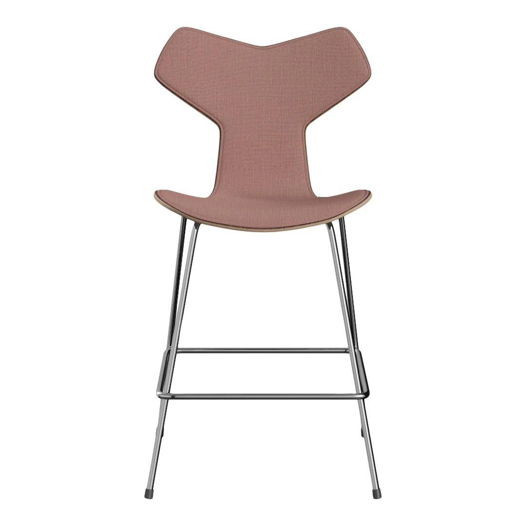 Grand Prix Counter Chair 3138 - Clear Lacquered - Front Upholstered - Image 5