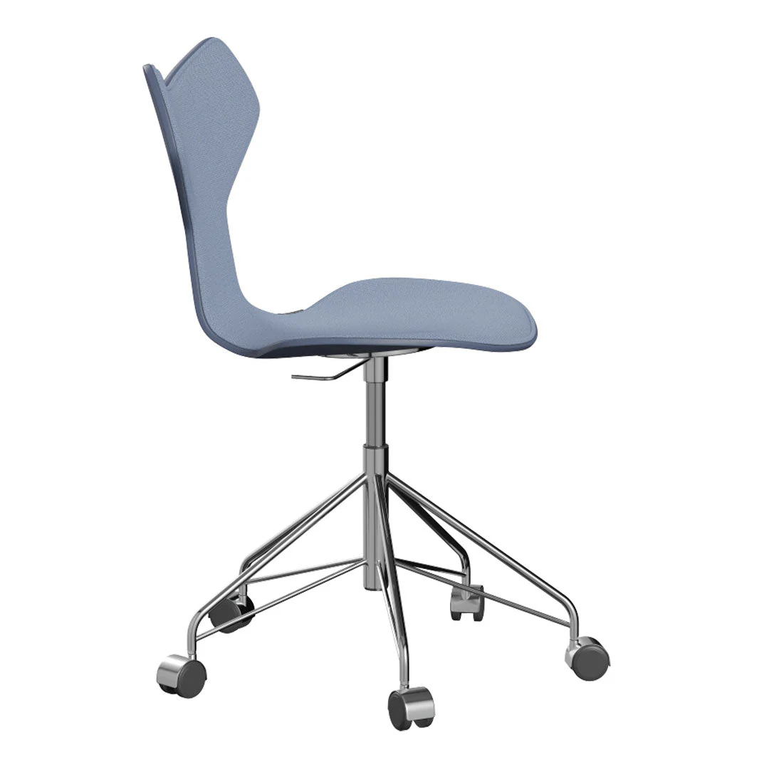 Grand Prix Swivel Chair 3131 - Colored Ash - Front Upholstered - Image 2