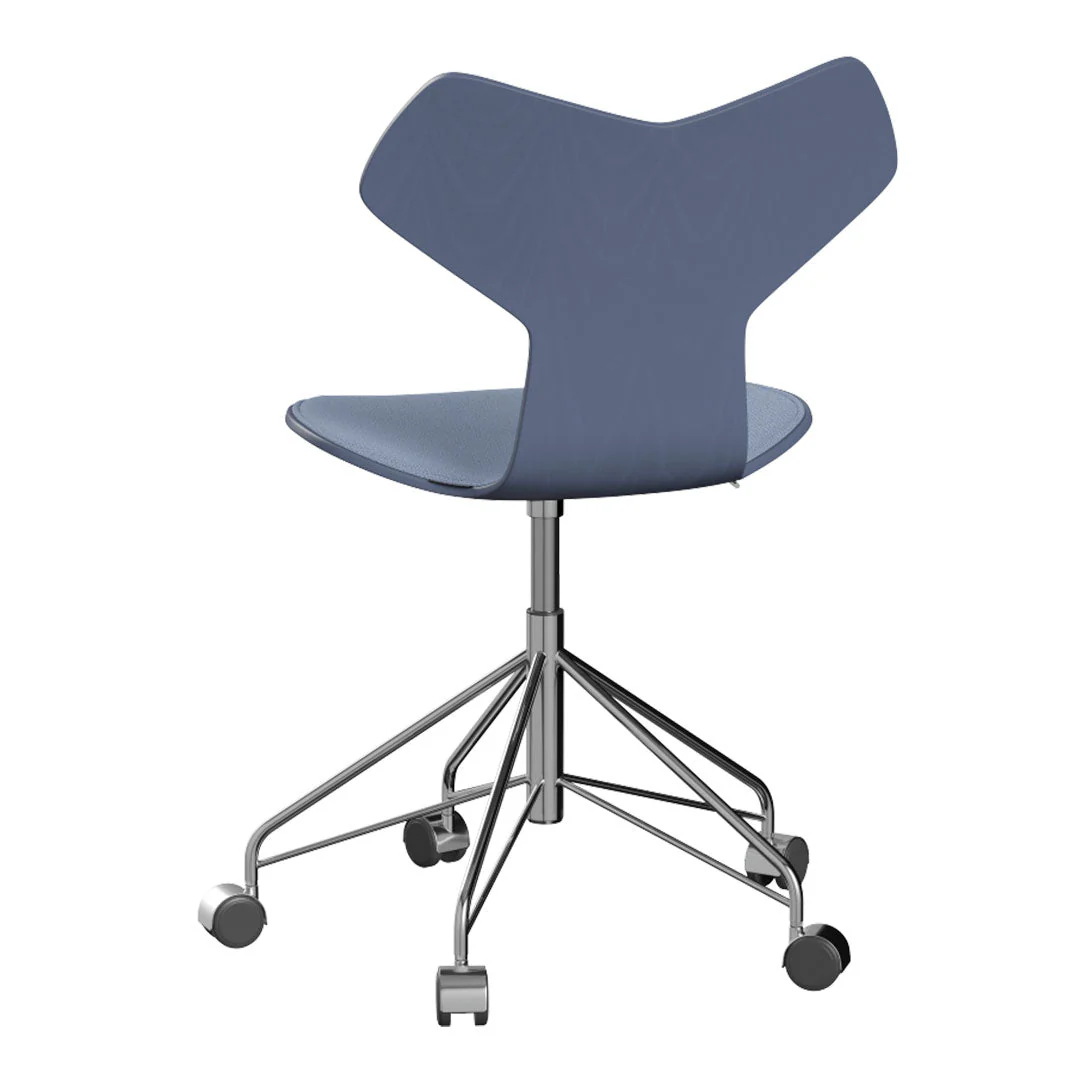 Grand Prix Swivel Chair 3131 - Colored Ash - Front Upholstered - Image 3