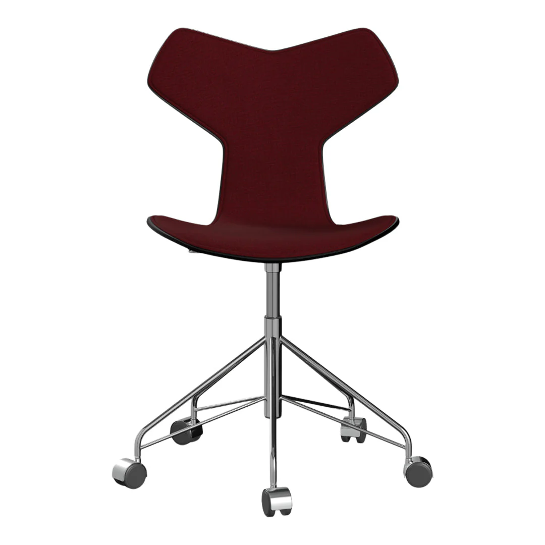 Grand Prix Swivel Chair 3131 - Colored Ash - Front Upholstered - Image 4