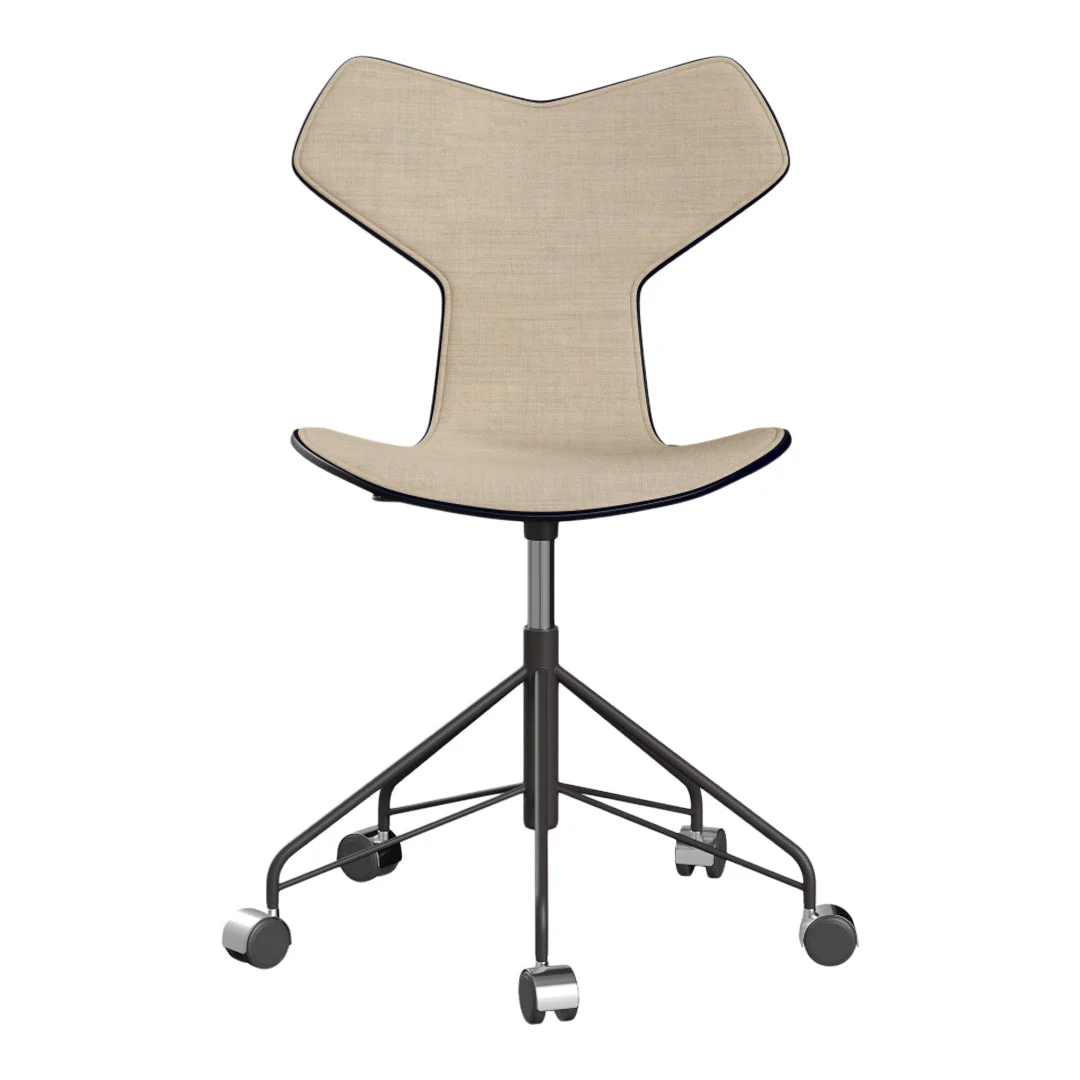 Grand Prix Swivel Chair 3131 - Colored Ash - Front Upholstered - Image 7