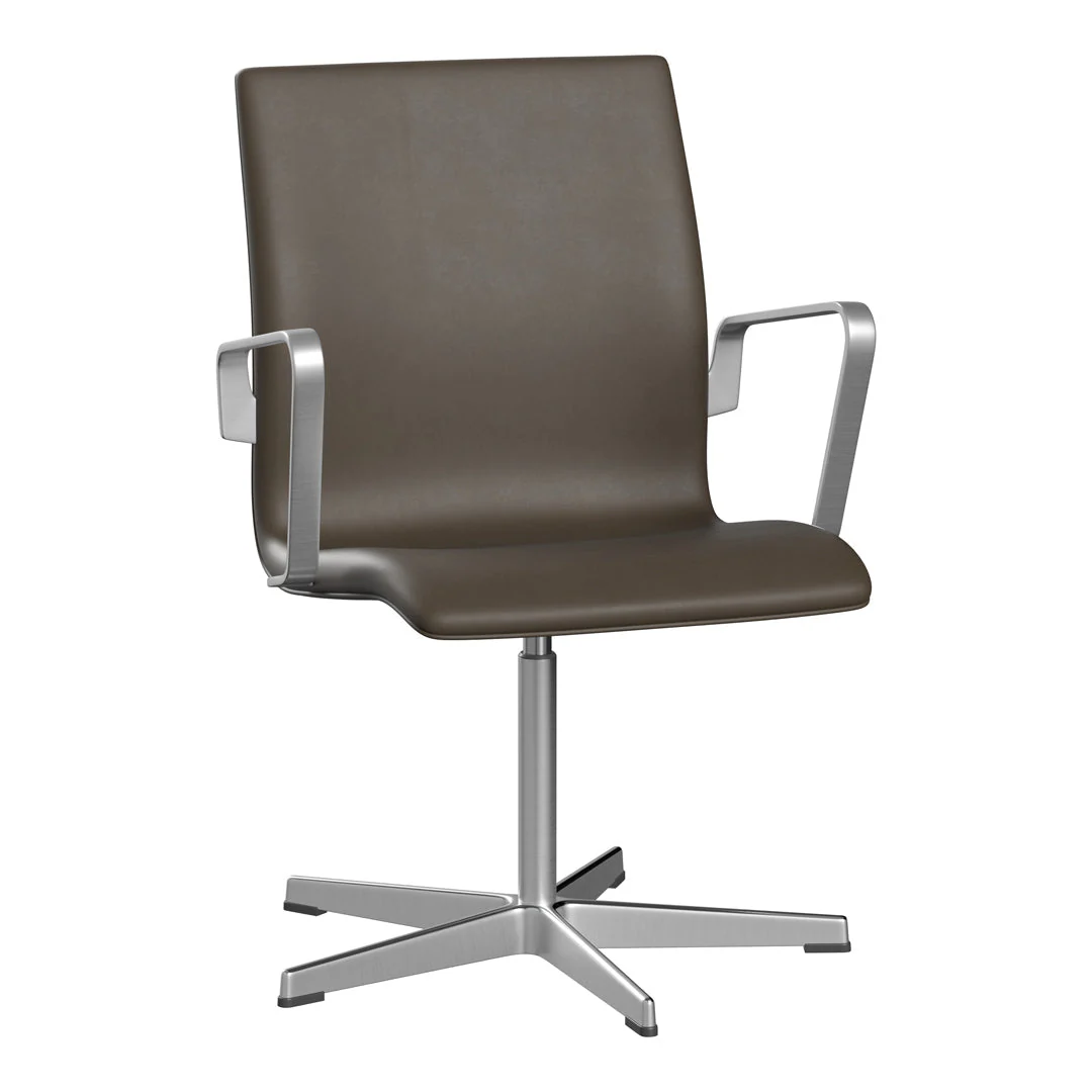 Oxford Low Back Office Armchair - 5 Star Base & Return - Image 2