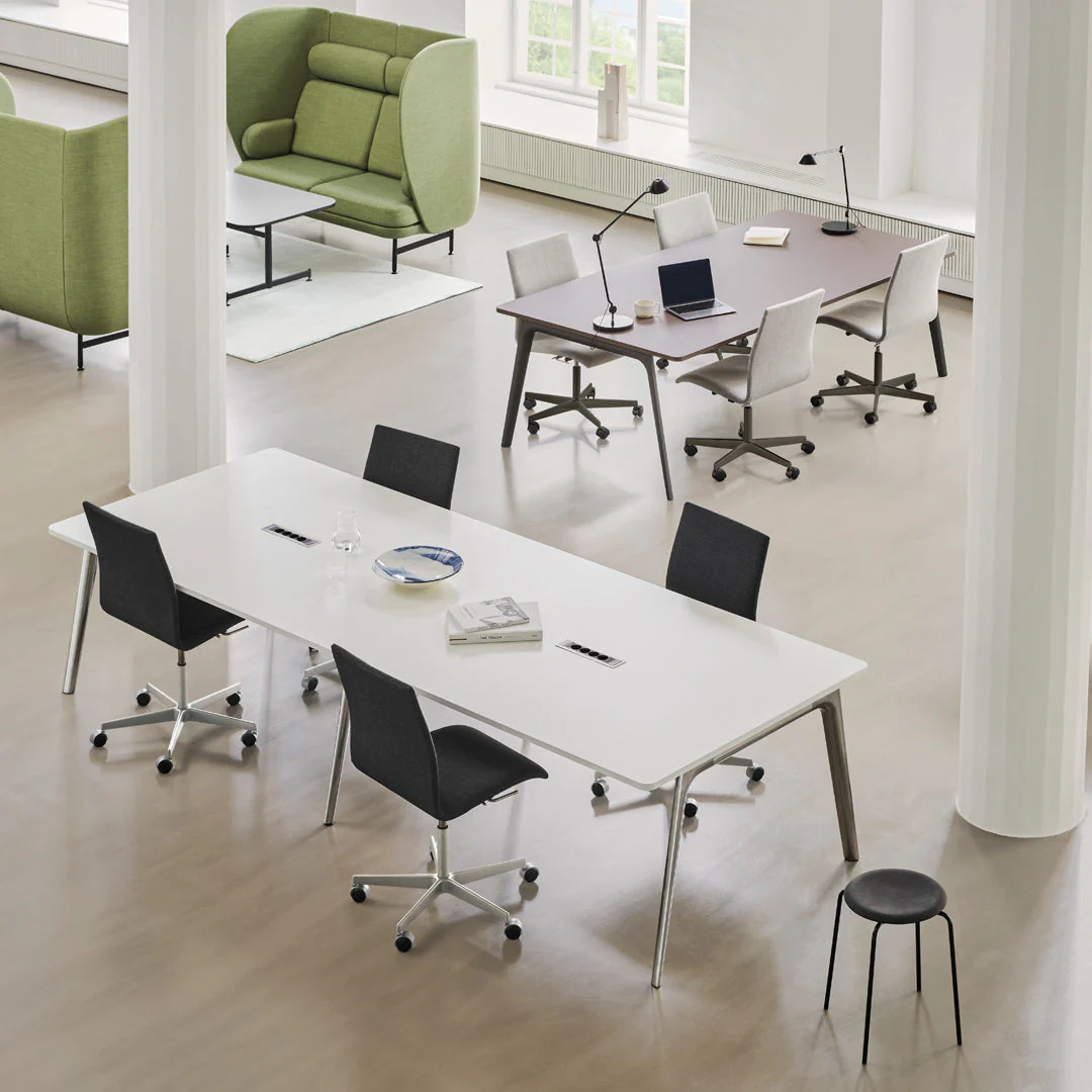 Oxford Low Back Chair - 5 Star Base w/ Casters - Height Adjustable - Image 6