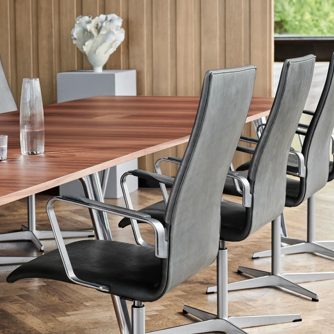 Oxford Medium Back Office Armchair - 4 Star Base - Image 6