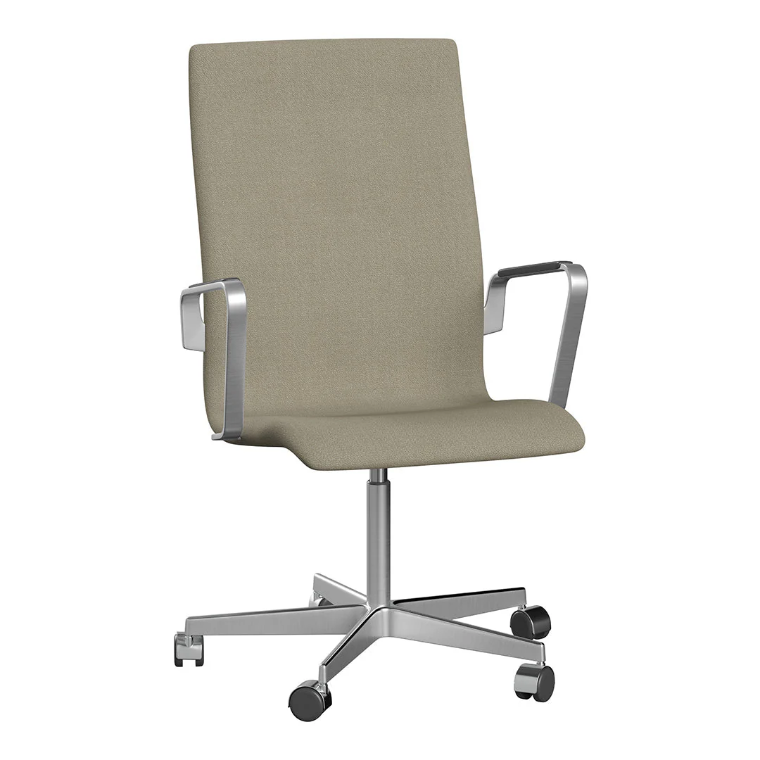 Oxford Medium Back Office Armchair - 5 Star Base & Casters w/ Return