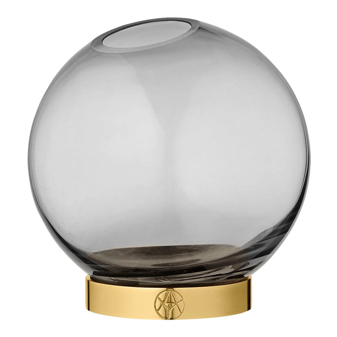 Globe Vase w/ Stand - Small