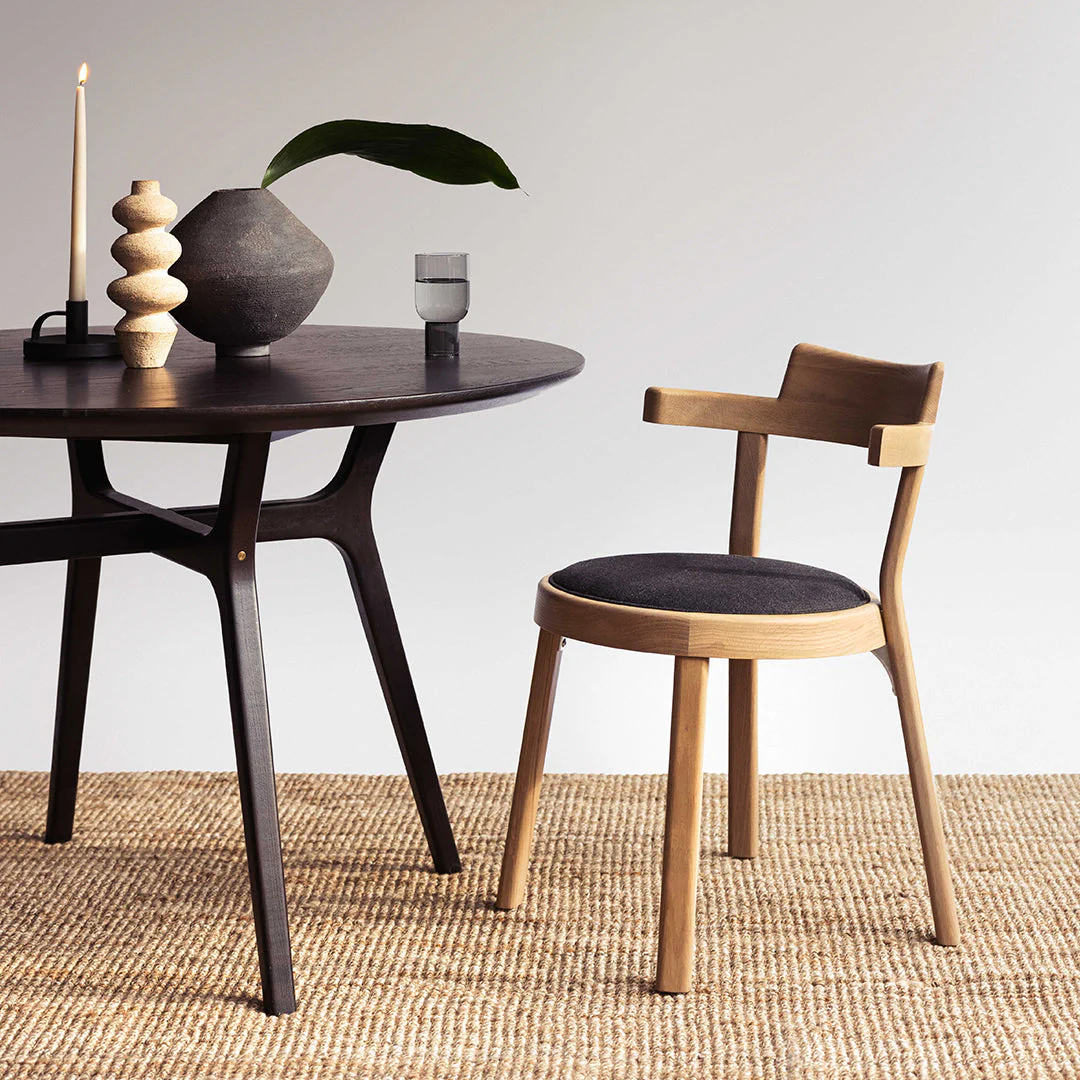 Pagoda Side Chair - Seat Upholstered - Wood Leg - Image 6