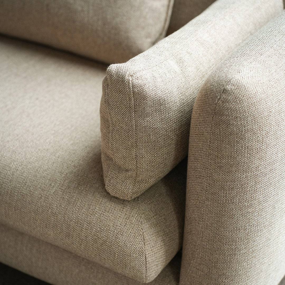 Bloom 2-Seater Sofa w/ Chaise Lounge - Plinth Base - Image 4