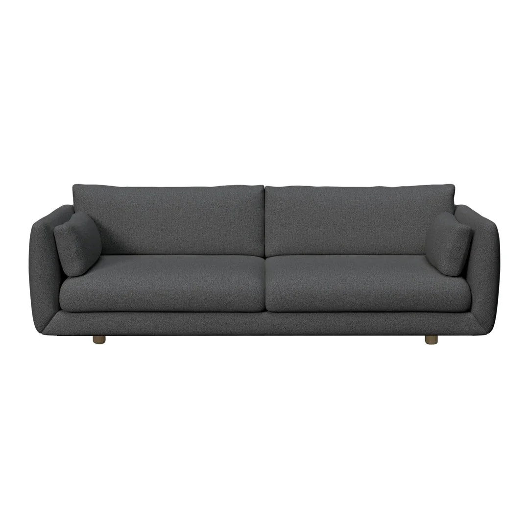 Bloom 3-Seater Sofa w/ Wooden Legs - Image 3