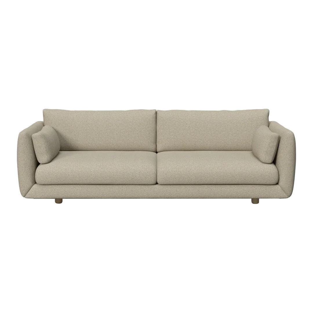 Bloom 3-Seater Sofa w/ Wooden Legs - Image 9