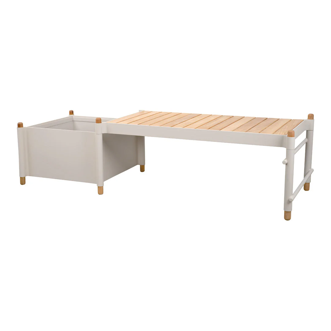 Sticks Outdoor Bench w/ Planter - Image 2